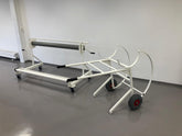 Ensemble de 2 chariots pour tapis caoutchouc