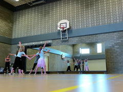 Miroir mobile 3x1,8 m, 2 éléments