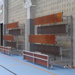 Tribune mobile inclinable – 3 rangées, env. 18 places