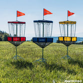 Panier de Disc-Golf eurodisc® Chainwalker mobile – Jaune + Putter offert