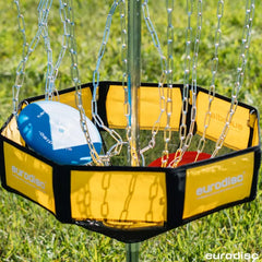 Panier de Disc-Golf eurodisc® Chainwalker mobile – Jaune + Putter offert