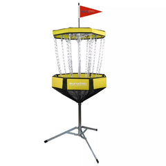 Panier de Disc-Golf eurodisc® Chainwalker mobile – Jaune + Putter offert