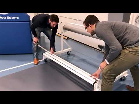 Tube enroulable pour tapis en caoutchouc (TARAFLEX® BATECO)