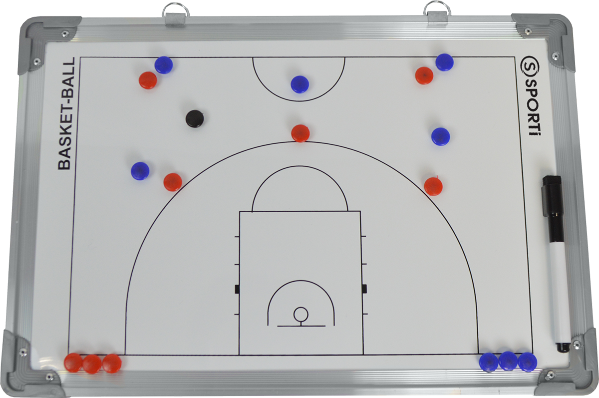 Petit tableau recto-verso basket 30x45cm