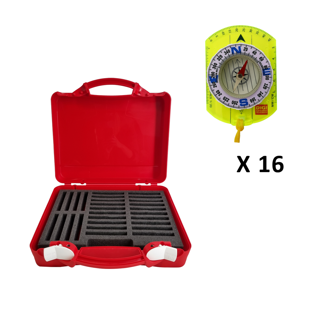 Coffret scolaire 16 boussoles SCO