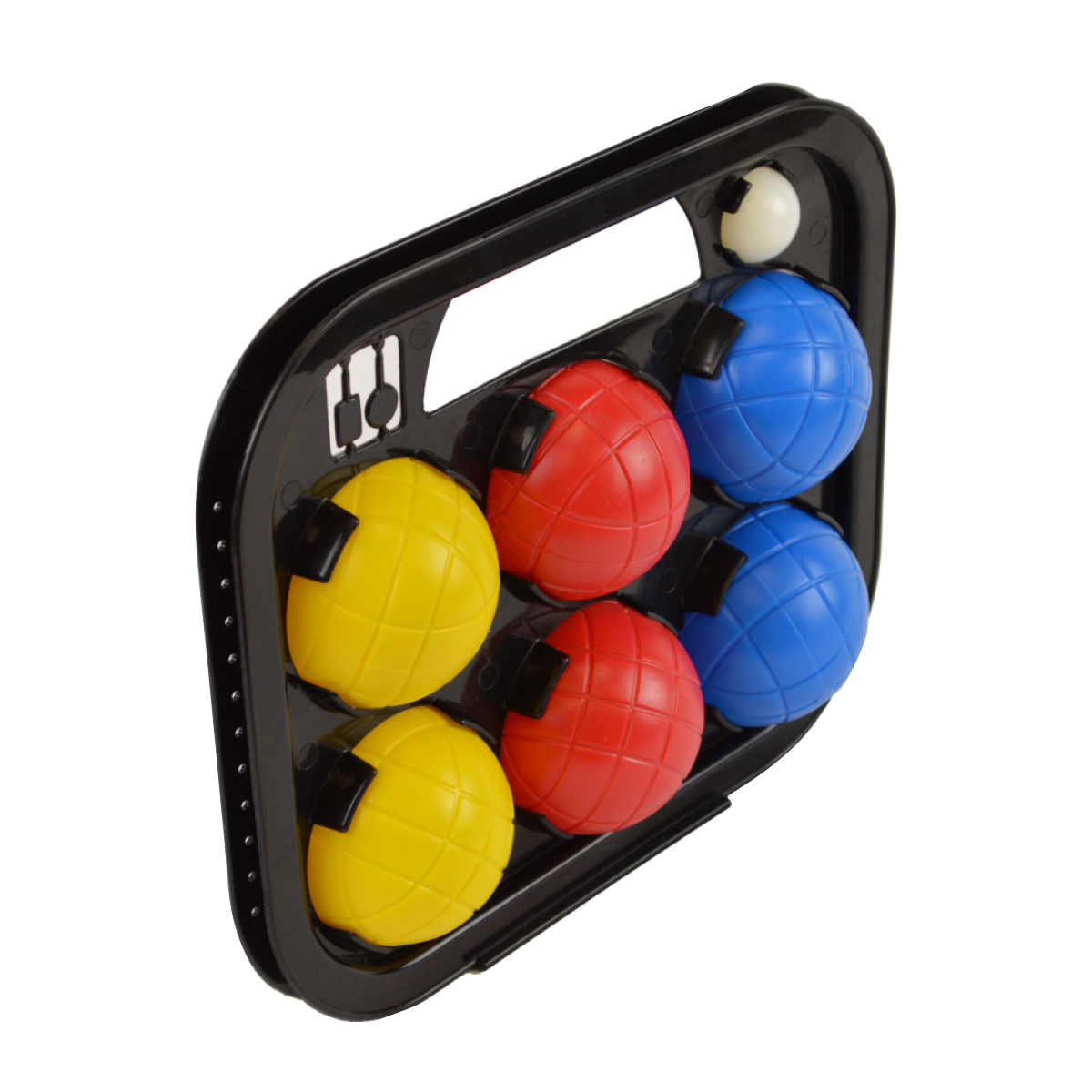 Jeu de 6 boules de pétanque PVC