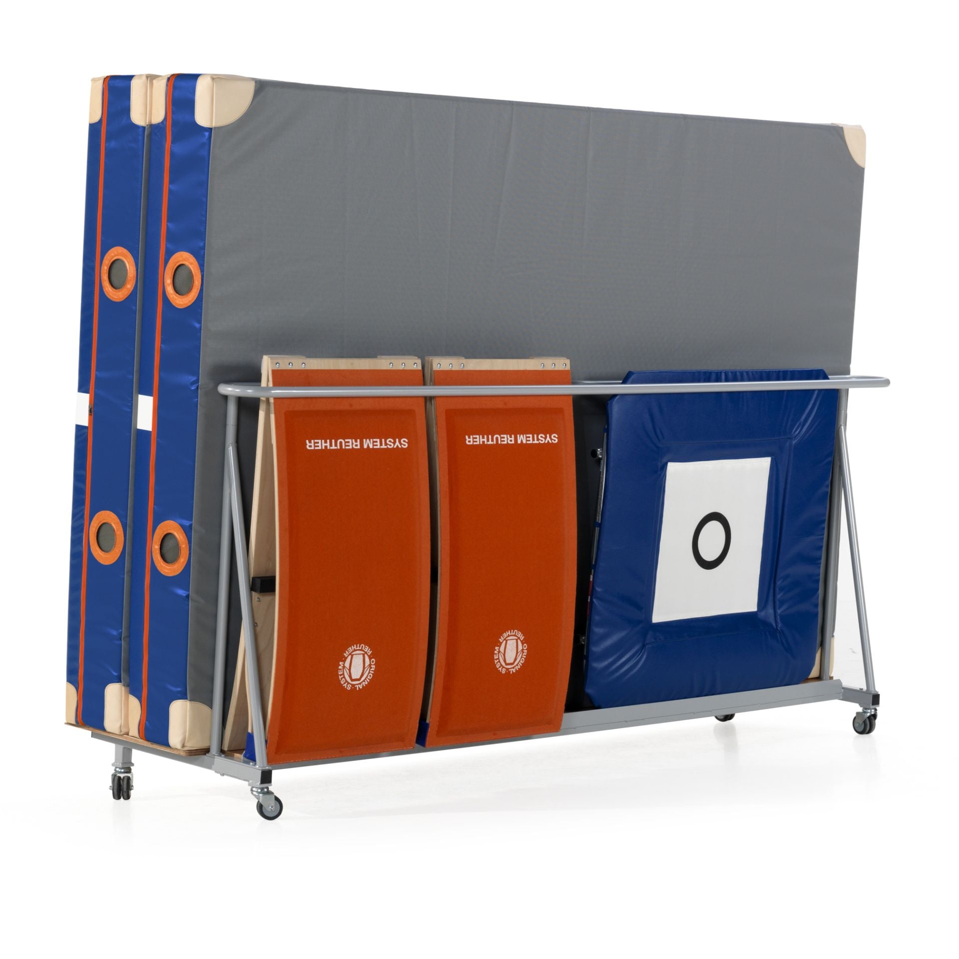 Chariot pour tapis de chiute