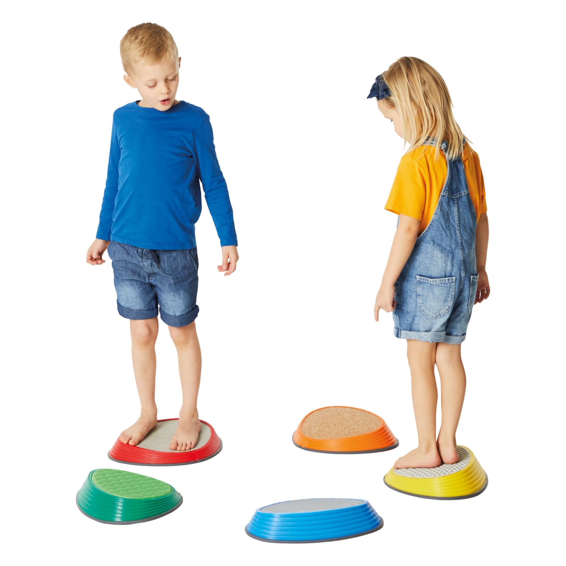 Pierres de rivière aux textures différentes - Lot de 5