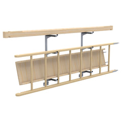 Supports muraux pour rangement horizontal