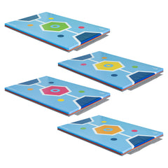 Ensemble de tapis de gymnastique ASM Hexagon (4 pièces)