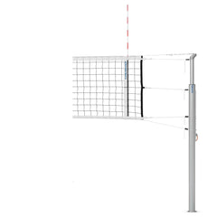 Poteau de volley-ball télescopique avec crochets pour filet