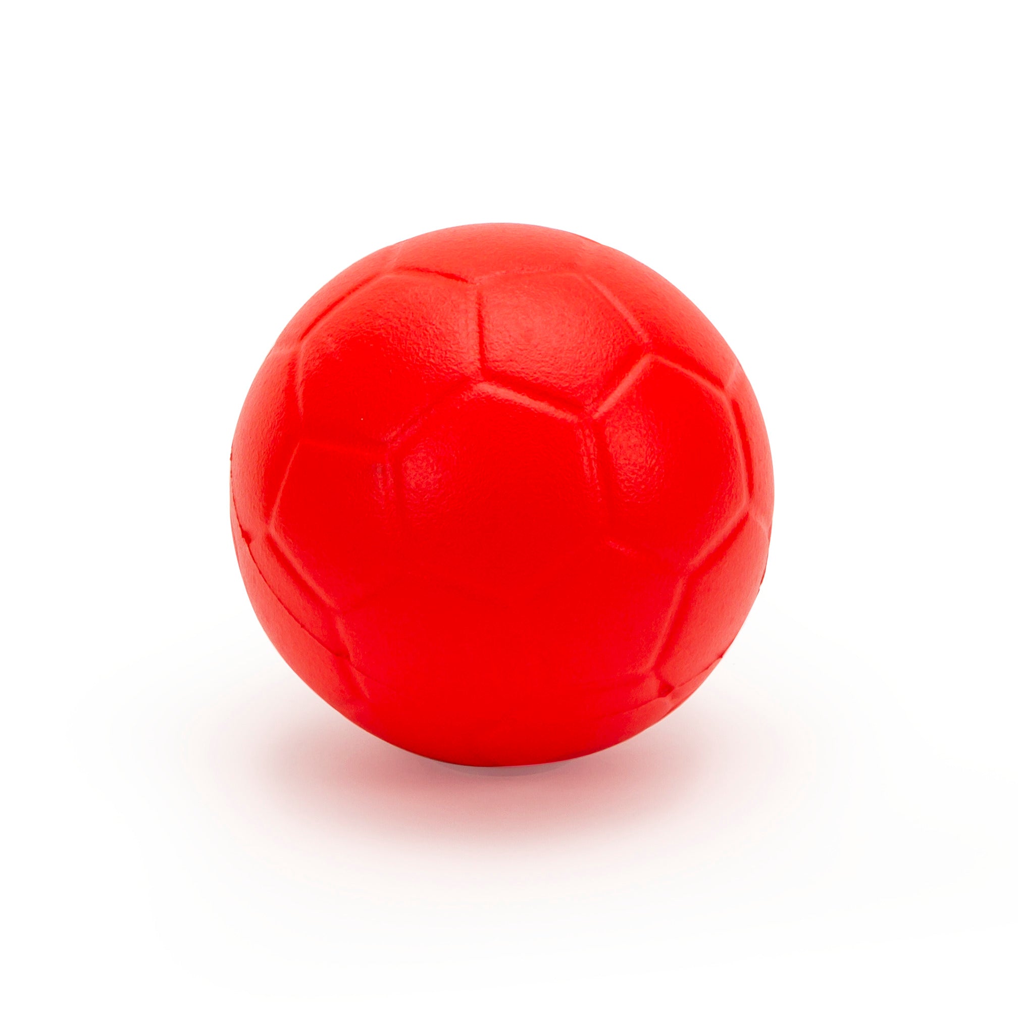 Mousse PU handball avec peau, ø 16,5 cm, rouge