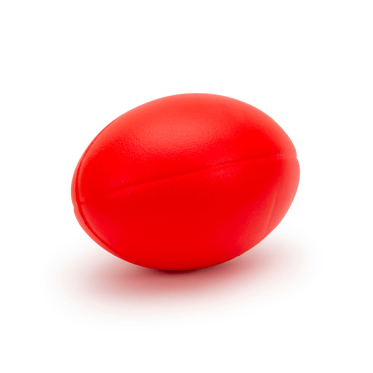 Ballon de rugby en mousse PU avec peau, rouge