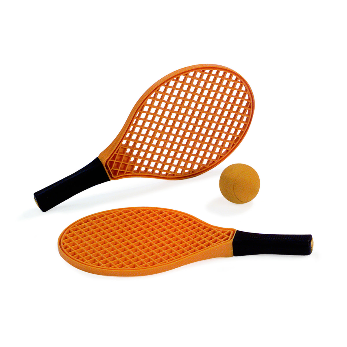 Set de raquettes junior en plastique avec balle en mousse