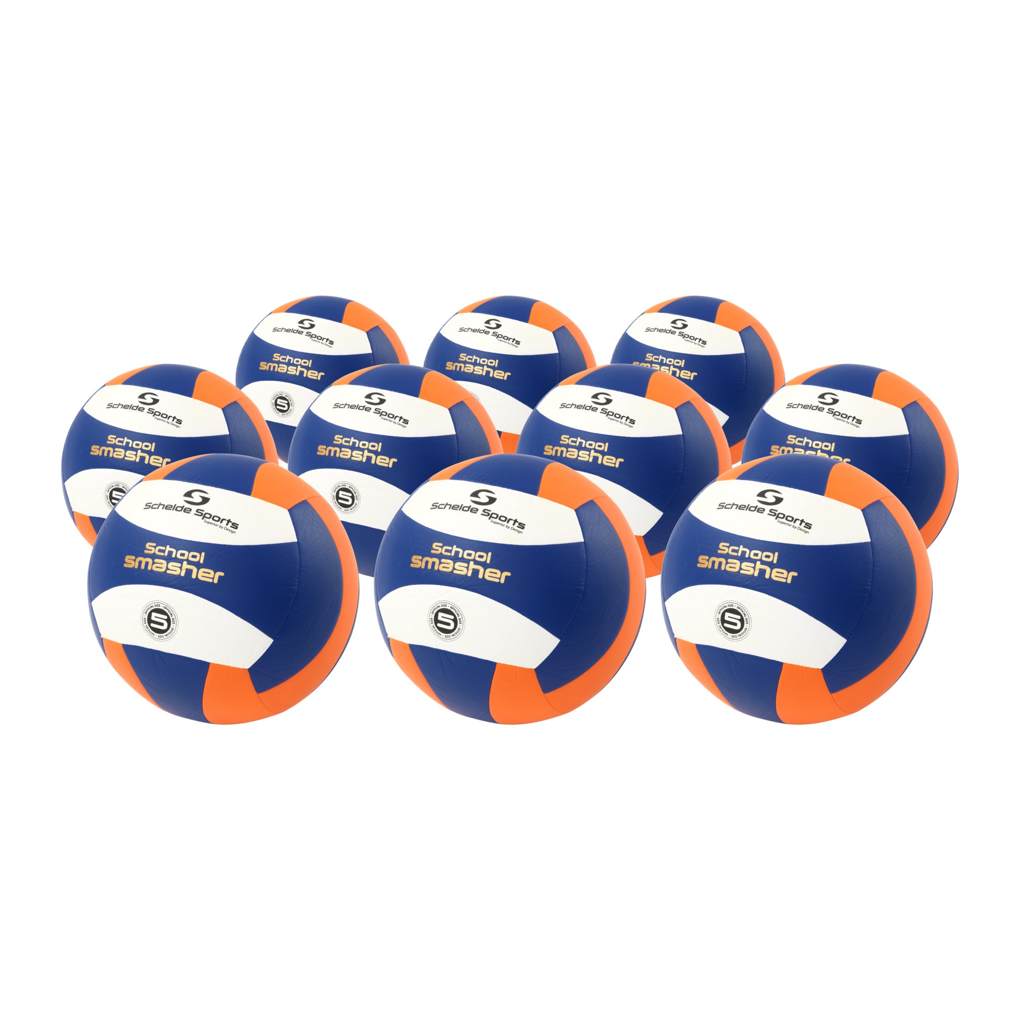 Schelde Sports Volleyball School Smasher, ensemble économique, taille 5