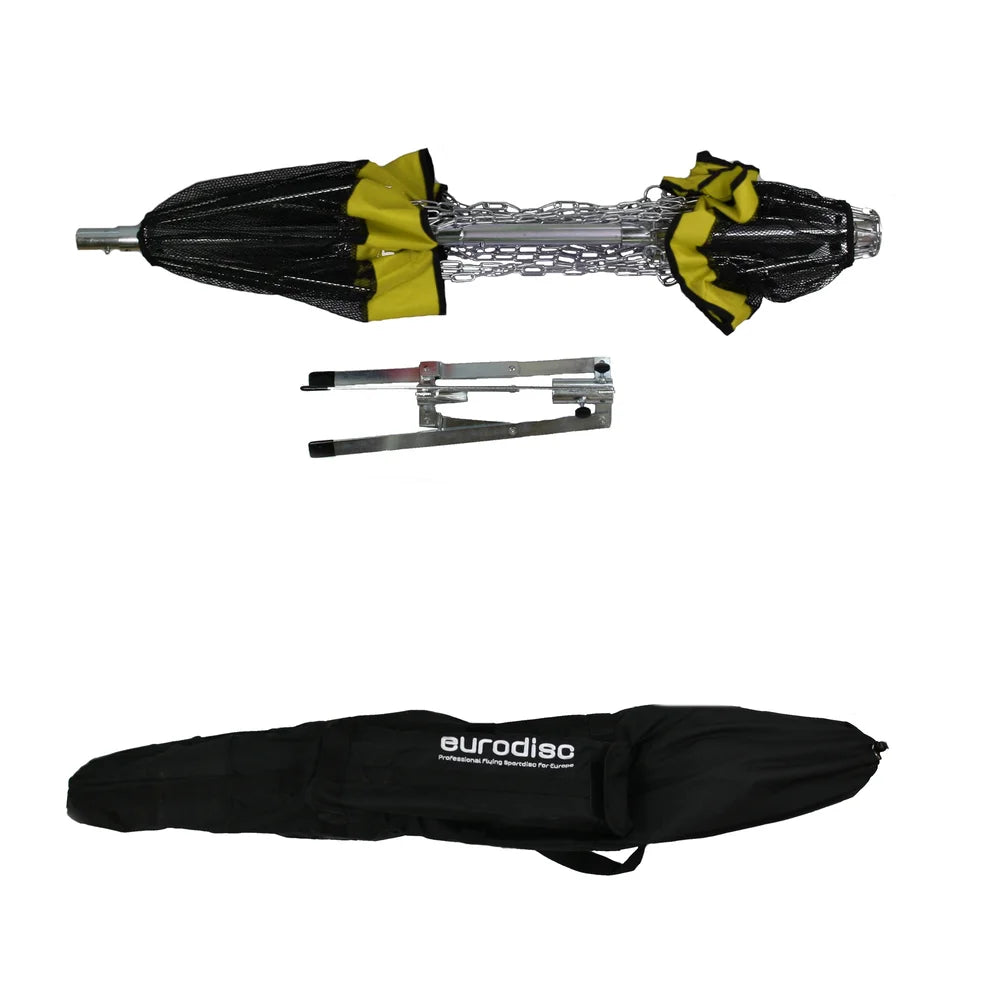 Panier de Disc-Golf eurodisc® Chainwalker mobile – Jaune + Putter offert