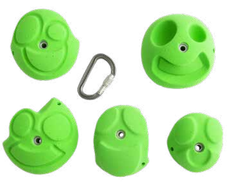 Ensemble de prises d’escalade "Smiley" – 5 pièces
